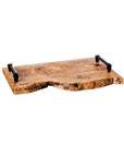 Olive Wood Rustic Serving Tray