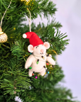 Christmas Lights Felt Mouse Ornament-1