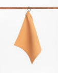 Organic Waffle Cotton Towel - Caramel