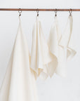 Organic Waffle Cotton Towel - Cream