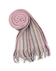 Possum Merino & Silk Multi Striped Scarf