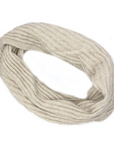 Possum Merino & Silk Ribbed Loop Scarf