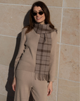Alpaca Plaid Scarf