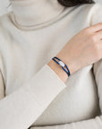 Snow Regent Cord Bracelet