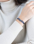 Silver Soho Cord Bracelet