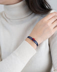 Coral Soho Cord Bracelet