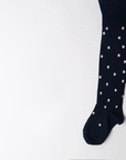 Dotty Tights - Navy