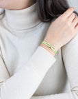 Silver Soho Diamond Cord Bracelet