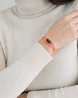Carbon Regent Cord Bracelet