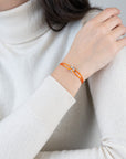 Mini Silver Soho Diamond Cord Bracelet
