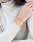 Mini Silver Soho Diamond Cord Bracelet