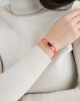 Carbon Regent Cord Bracelet