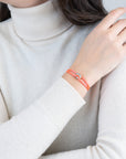 Silver Soho Cord Bracelet