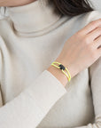 Carbon Regent Cord Bracelet