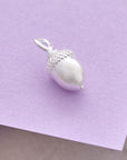 Sterling Silver Acorn Charm