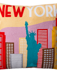 New York City Needlepoint Pillow