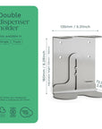 Nickel Double Bottle Holder