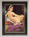 Luxury No Class All Ass Framed Print, Premium Wall Art, Stylish Home Decor by Zestio at brixbailey.com
