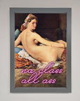 No Class All Ass Framed Print, Premium Stylish Wall Art, Trendy Home Decor by Zestio at brixbailey.com