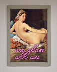 Luxury No Class All Ass framed print, premium stylish wall art, trending best-selling decor by Zestio at brixbailey.com