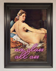 No Class All Ass Framed Print, premium stylish wall art, trending best-selling decor by Zestio at brixbailey.com