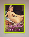 Luxury No Class All Ass framed print, premium stylish wall art, trending best-selling decor by Zestio at brixbailey.com
