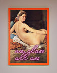 No Class All Ass Framed Print, Premium Wall Art, Stylish Home Decor, Trendy Statement Piece by Zestio at brixbailey.com