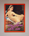 Luxury No Class All Ass Framed Print, Premium Stylish Wall Art Decor by Zestio at brixbailey.com