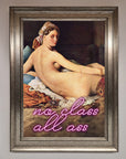 Luxury No Class All Ass Framed Print, Premium Stylish Wall Art Decor by Zestio at brixbailey.com