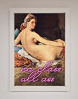 Luxury no class all ass framed print, premium stylish wall art, best-selling trendy decor by Zestio at brixbailey.com
