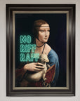 No Riff Raff framed print, stylish and sophisticated statement art, premium wall decor for modern and classic interiors by Zestio at brixbailey.com