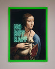 No Riff Raff Framed Print, premium stylish wall art for modern decor, luxury statement piece, best-selling home accent by Zestio at brixbailey.com