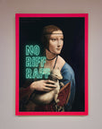No Riff Raff Framed Print, luxury stylish statement art, premium bold wall decor, handcrafted elegant home accent, trending best-selling framed artwork by Zestio at brixbailey.com