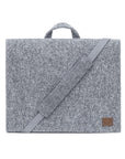 Grey Minimalist Laptop Briefcase