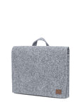 Grey Minimalist Laptop Briefcase