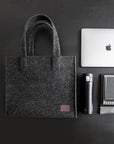 Black Office Shoulder Bag for Daily Commute
