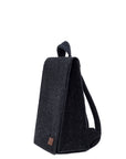 Black Backpack with Magnetic Closure and Laptop Pocket