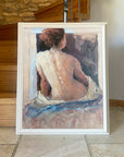 Nude I Framed Canvas Print