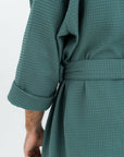 Waffle Fabric Robe for Men