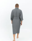 Waffle Fabric Robe for Men