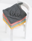 Waffle Fabric Towel with Bunny Ears