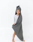 Waffle Fabric Towel with Bunny Ears
