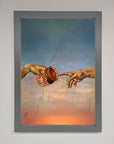 Nutella Of Creation framed poster, luxury wall art, stylish home decor, trending best-selling print, premium handcrafted masterpiece by Zestio at brixbailey.com