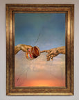 Luxury Nutella Of Creation framed poster, premium vibrant art print, stylish home decor, trending best-selling masterpiece by Zestio at brixbailey.com