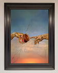 Nutella Of Creation Framed Poster, luxury vibrant art print, stylish home decor, trending best-selling masterpiece by Zestio at brixbailey.com