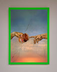 Nutella Of Creation framed poster, luxury wall art, premium vibrant print, stylish home decor, trending best-selling masterpiece by Zestio at brixbailey.com