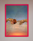 Nutella Of Creation Framed Poster, luxury wall art, stylish home decor, trending masterpiece, best-selling vibrant print by Zestio at brixbailey.com