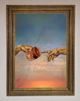 Nutella Of Creation framed poster, luxury wall art, stylish home decor, best-selling vibrant print by Zestio at brixbailey.com