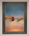 Nutella Of Creation Framed Poster, luxury vibrant art print, stylish home decor, trending best-selling masterpiece by Zestio at brixbailey.com