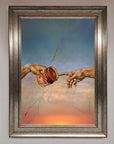 Nutella Of Creation Framed Poster, luxury vibrant art print, stylish home decor, trending masterpiece, best-selling wall art by Zestio at brixbailey.com